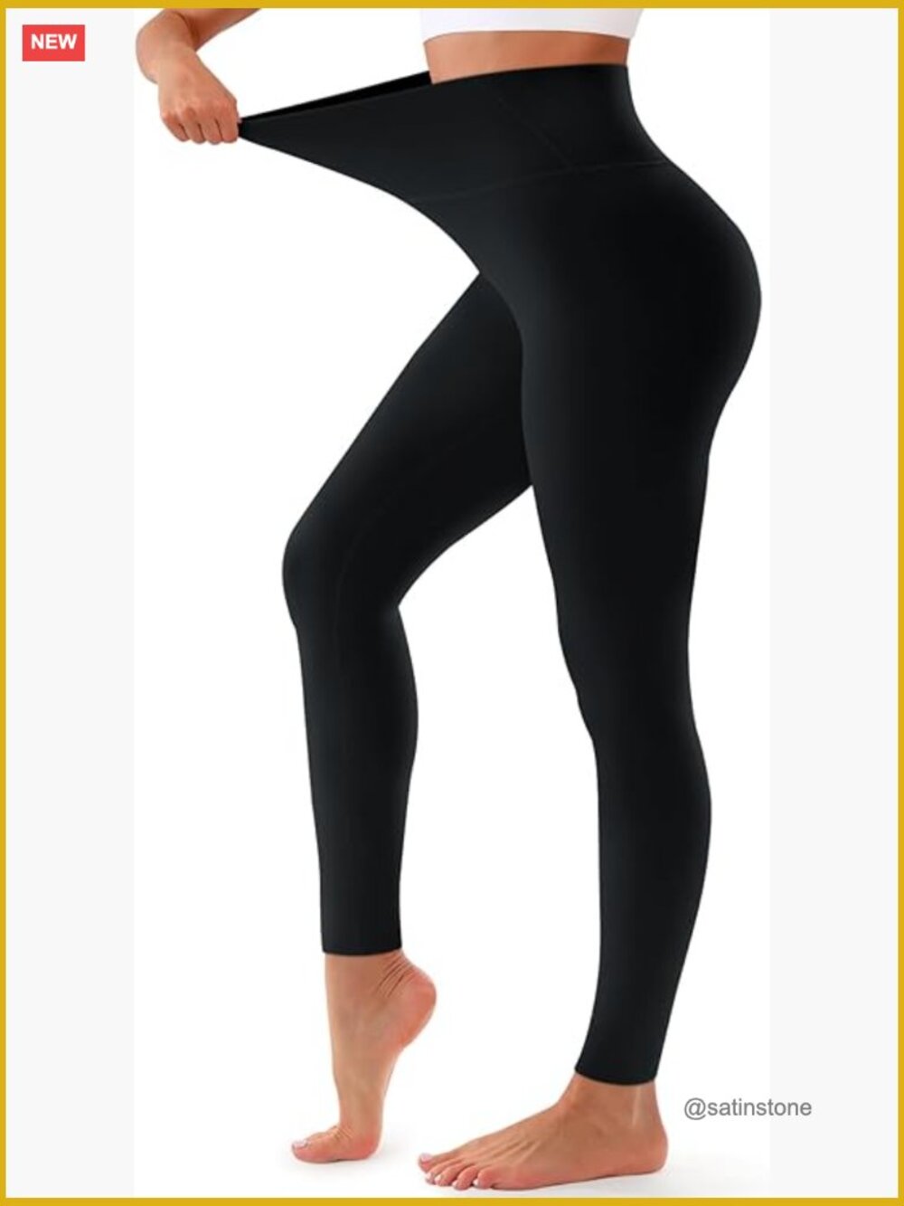 High Waisted Tummy Control Leggings Buttery Soft Non See Through Yoga Pants